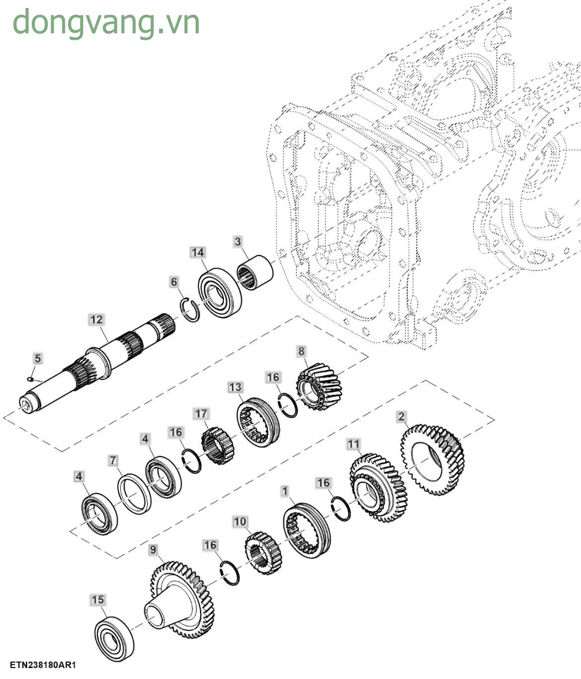 Output Shaft - ST1000713